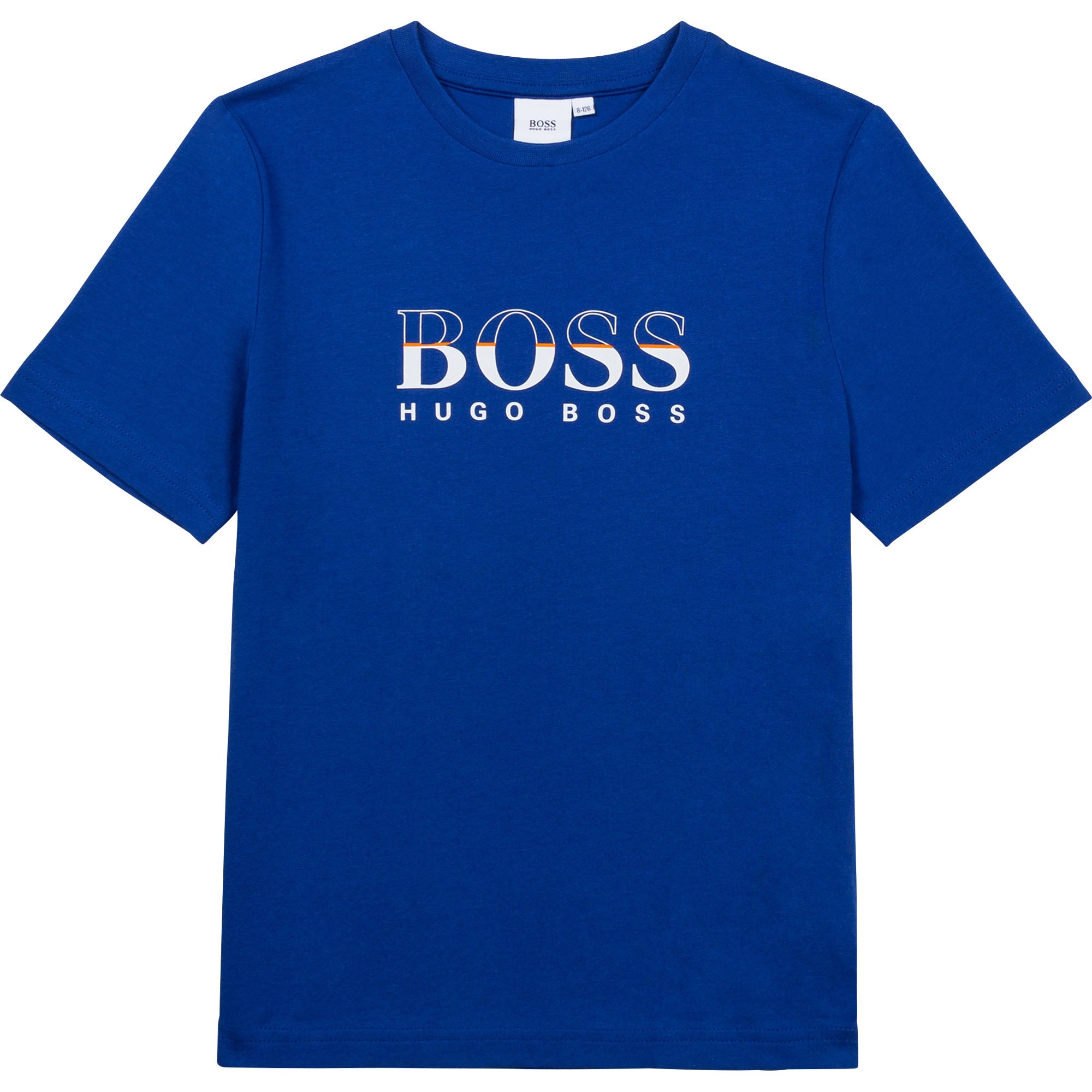 Hugo Boss Boys Blue Logo T-Shirt