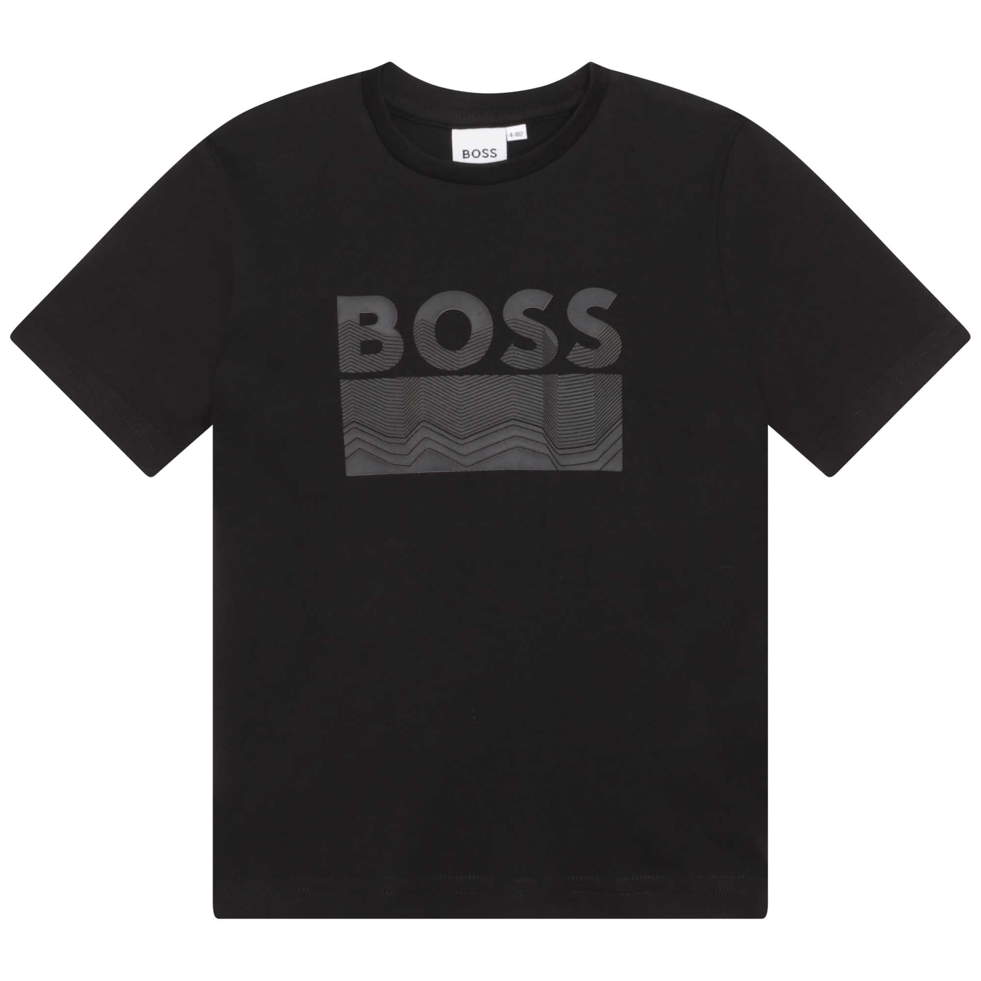 Hugo Boss Kids Iconic Chest Logo T-shirt Black