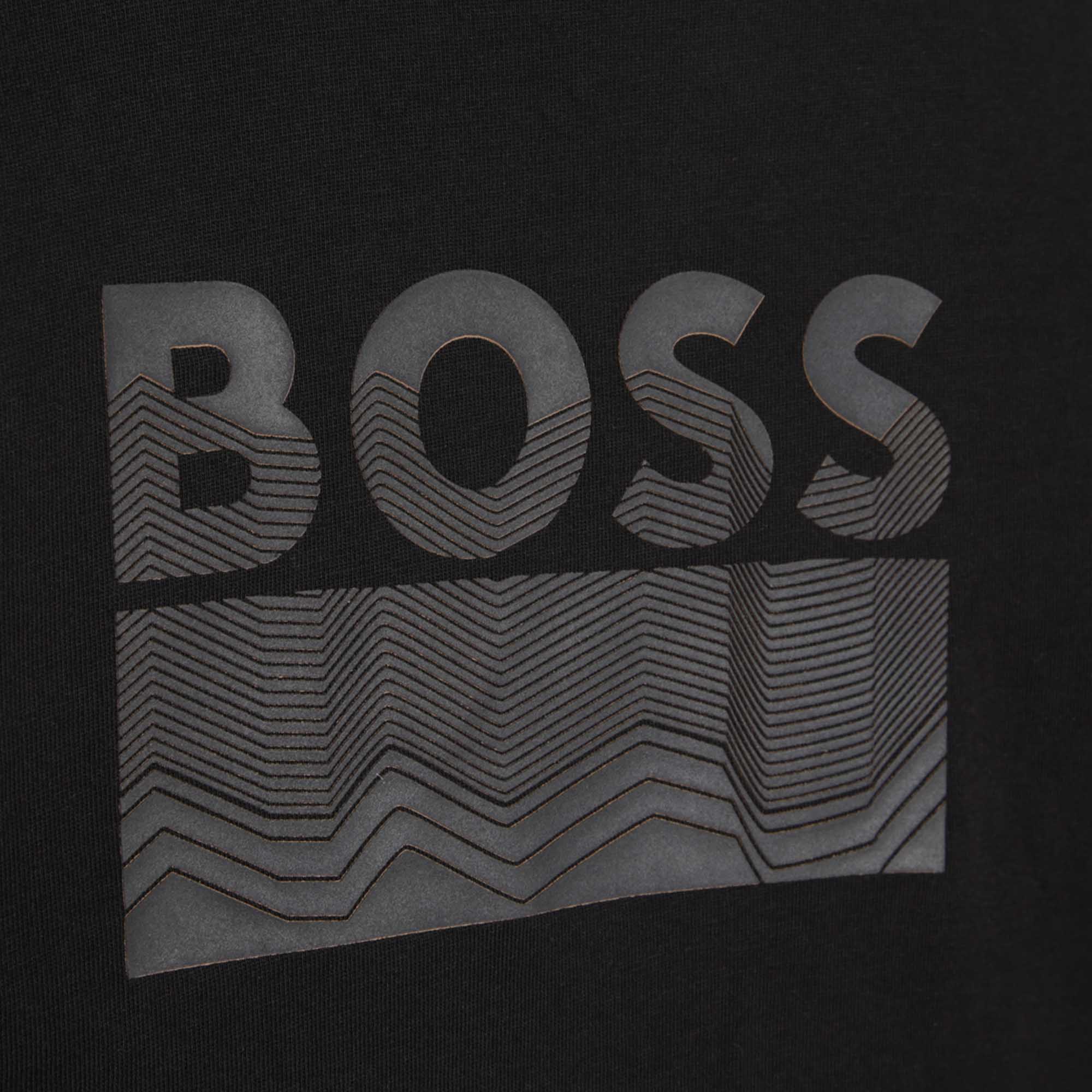 Hugo Boss Kids Iconic Chest Logo T-shirt Black