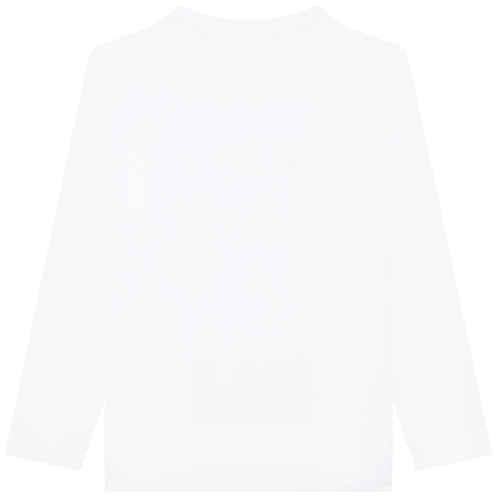 Hugo Boss Boys Long Sleeved T-shirt White