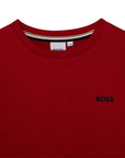 Hugo Boss Kids Classic Sweater Red