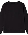 Hugo Boss Boys  Black Cotton Logo Sweater