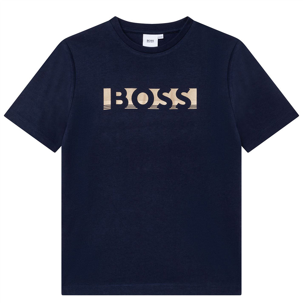 Hugo Boss Boys Logo T-shirt Navy