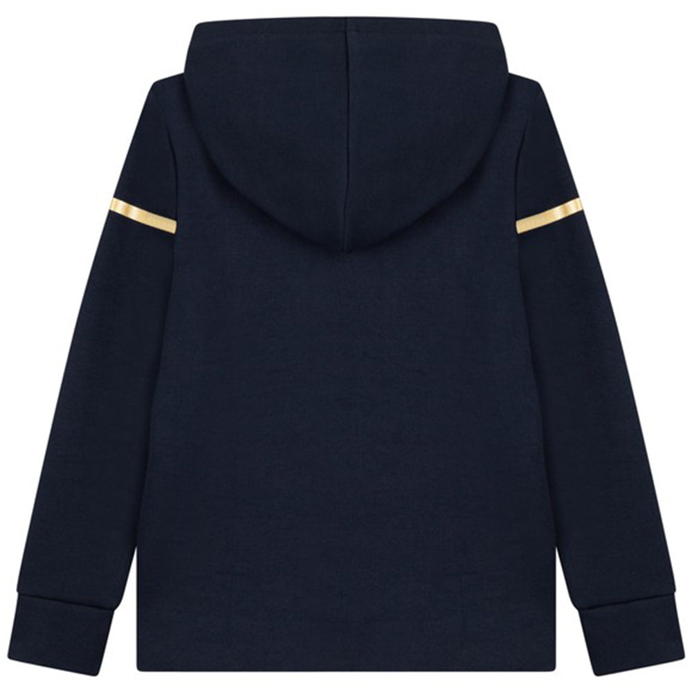 Hugo Boss Boys Logo Hoodie Navy