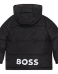 Hugo Boss Boys Puffer Jacket Black