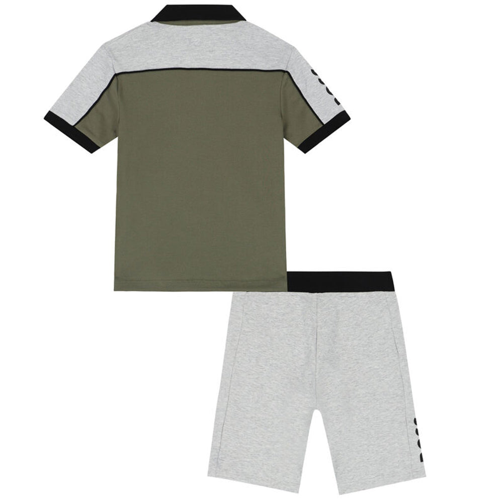 Hugo Boss Boys Polo Shirt &amp; Shorts Set White