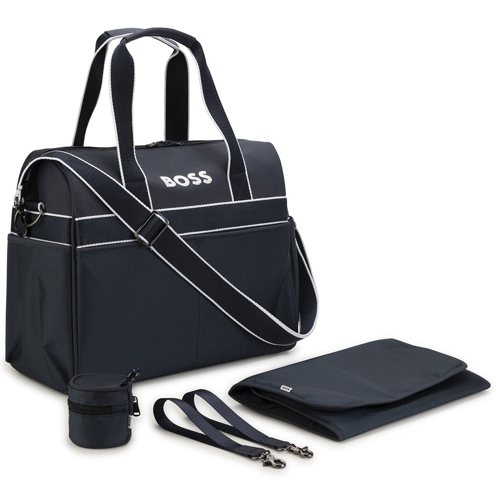 Hugo Boss Unisex Baby Changing Bag Navy