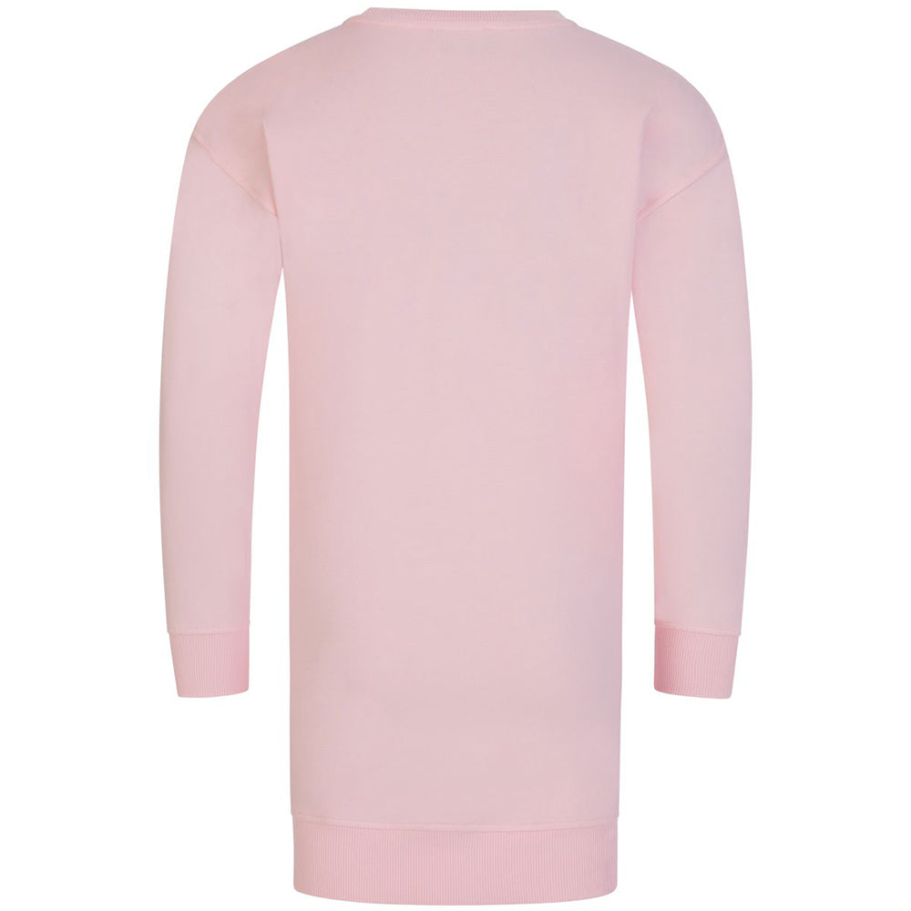 Moschino Girl&#39;s Bear &amp; Flower Sweater Dress Pink