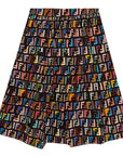 Fendi Girls FF Poplin Skirt Multicolour
