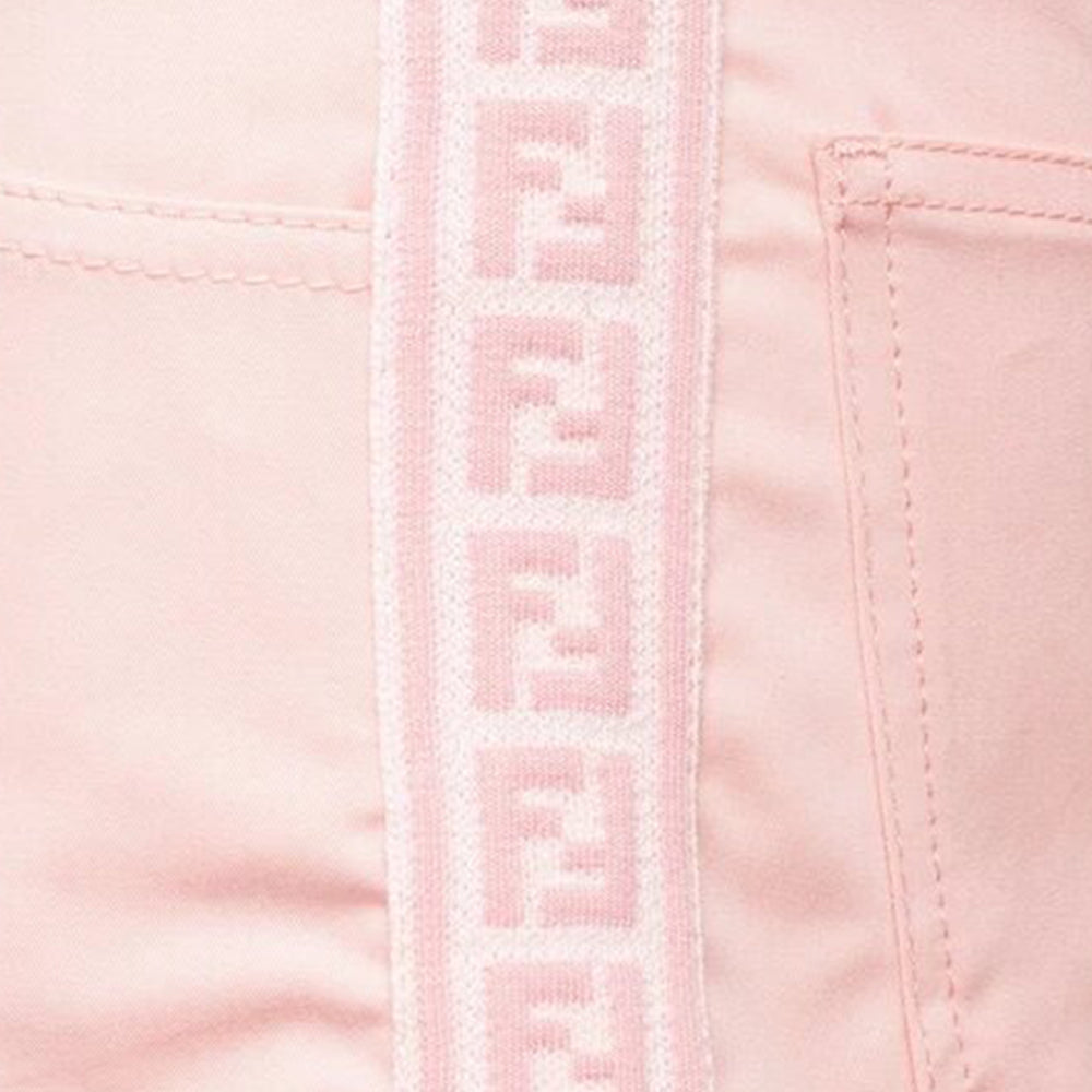 Fendi Girls Ff Tape Shorts Pink