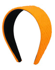 Fendi Girls FF Embossed Logo Headband Orange