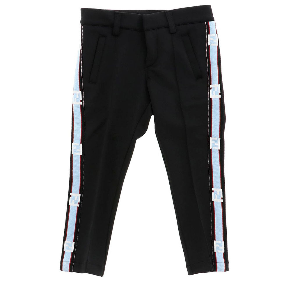 Fendi Boys Down Logo Pants Black