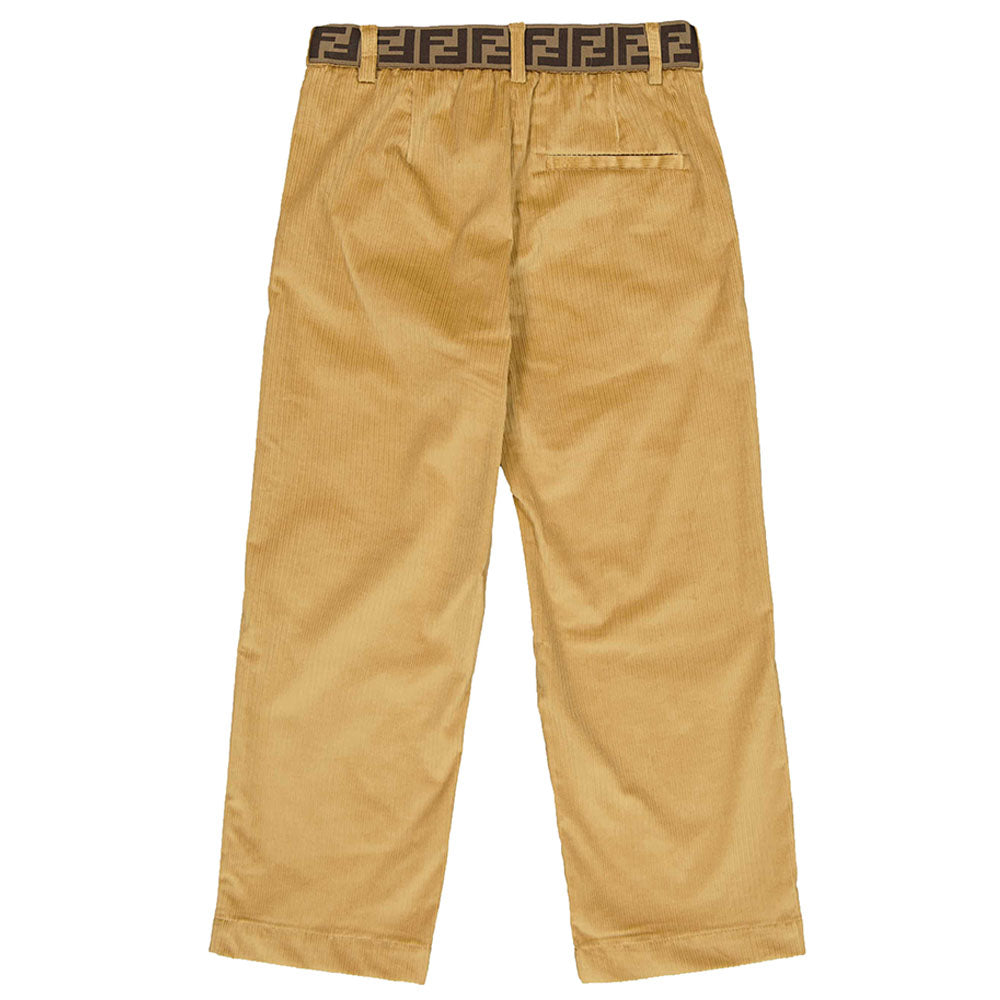 Fendi Boys Trousers Beige