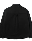 Fendi Boys Reversible FF Monogram Print Shirt Jacket Black