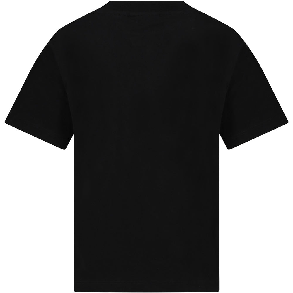 Fendi Unisex Kids Logo T-shirt Black