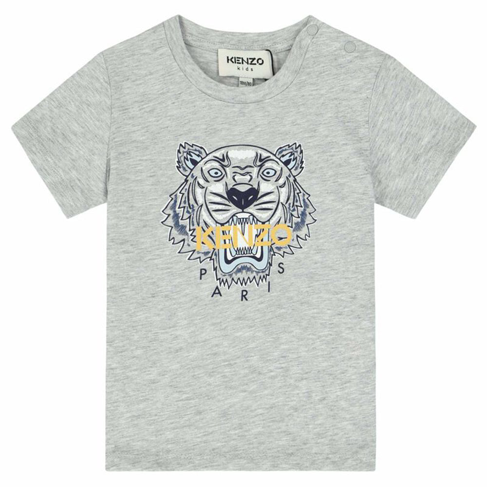 Kenzo Baby Boys T-shirt Boys Logo Grey