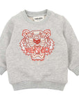 Kenzo Baby Boys Tiger Sweater Grey