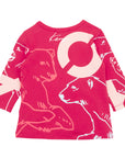 Kenzo Baby Girls Multi Icon Logo T Shirt Red
