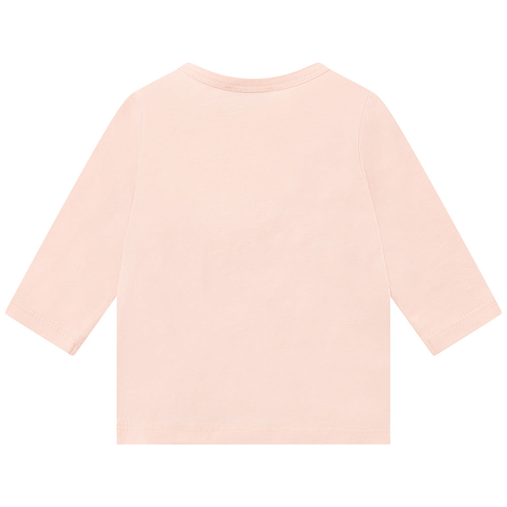 Kenzo Baby Girls Tiger Print Long Sleeved T-shirt Pink