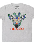 Kenzo Baby Boys Giraffe T-shirt Grey