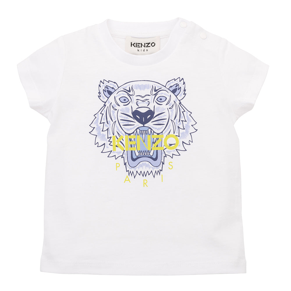 Kenzo Baby Boys Tiger T-shirt White