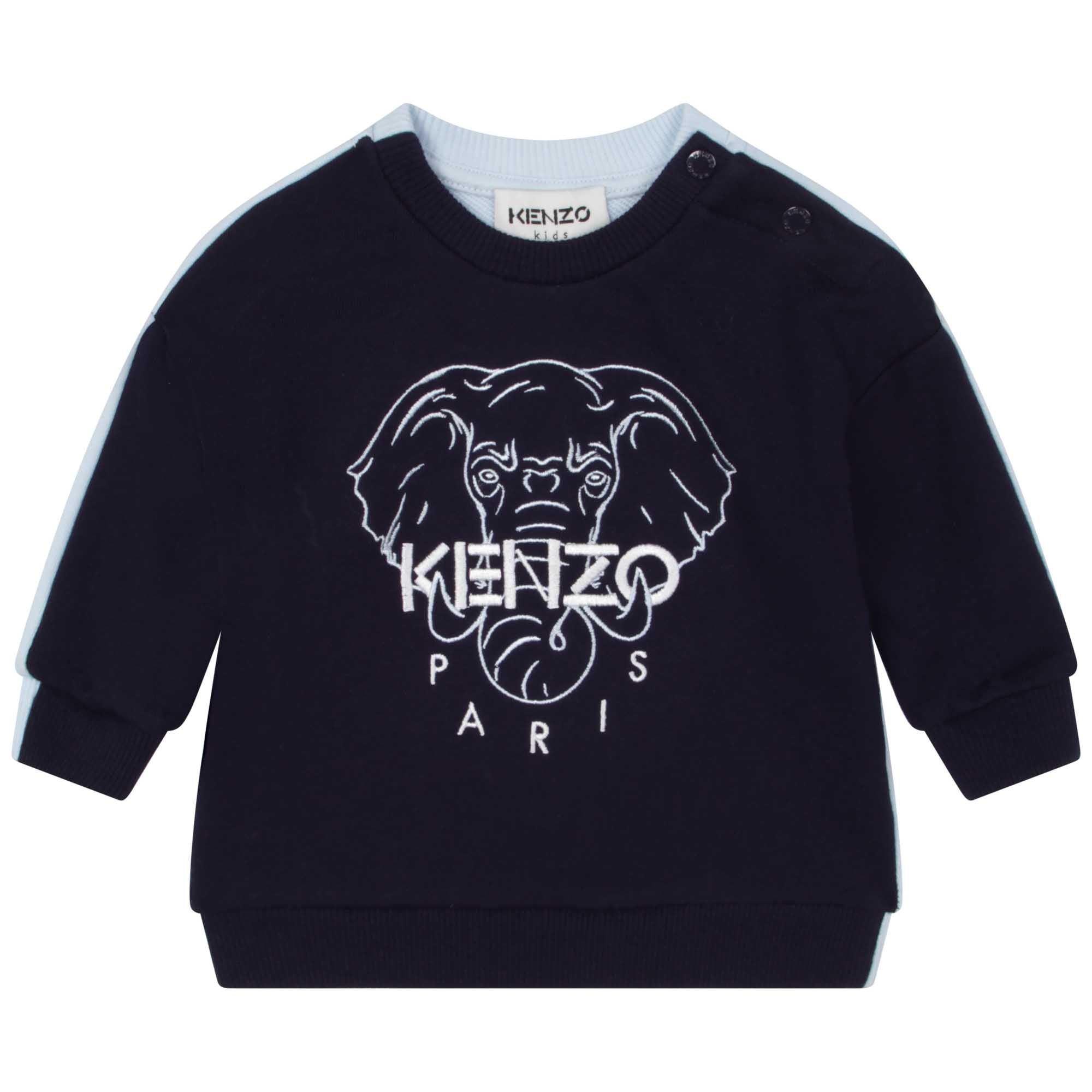 Kenzo Baby Elephant Logo Sweater Navy