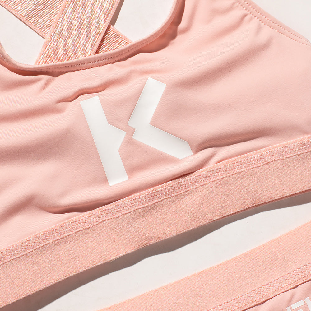 Kenzo Girls Two Piece Swimsuit Pink