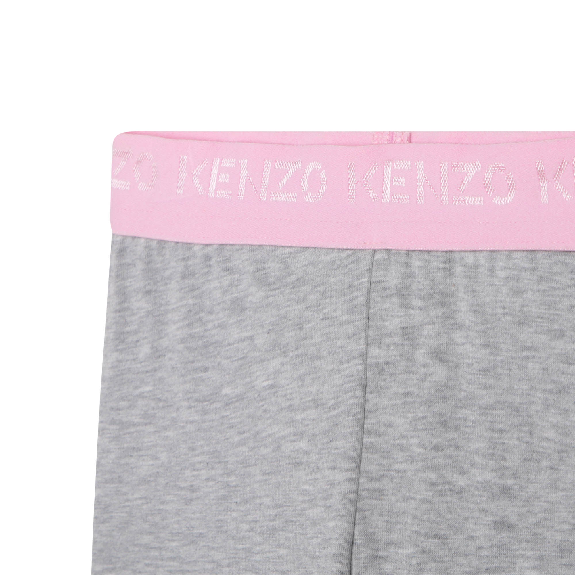 Kenzo Girls Waist Band Logo Leggings Grey