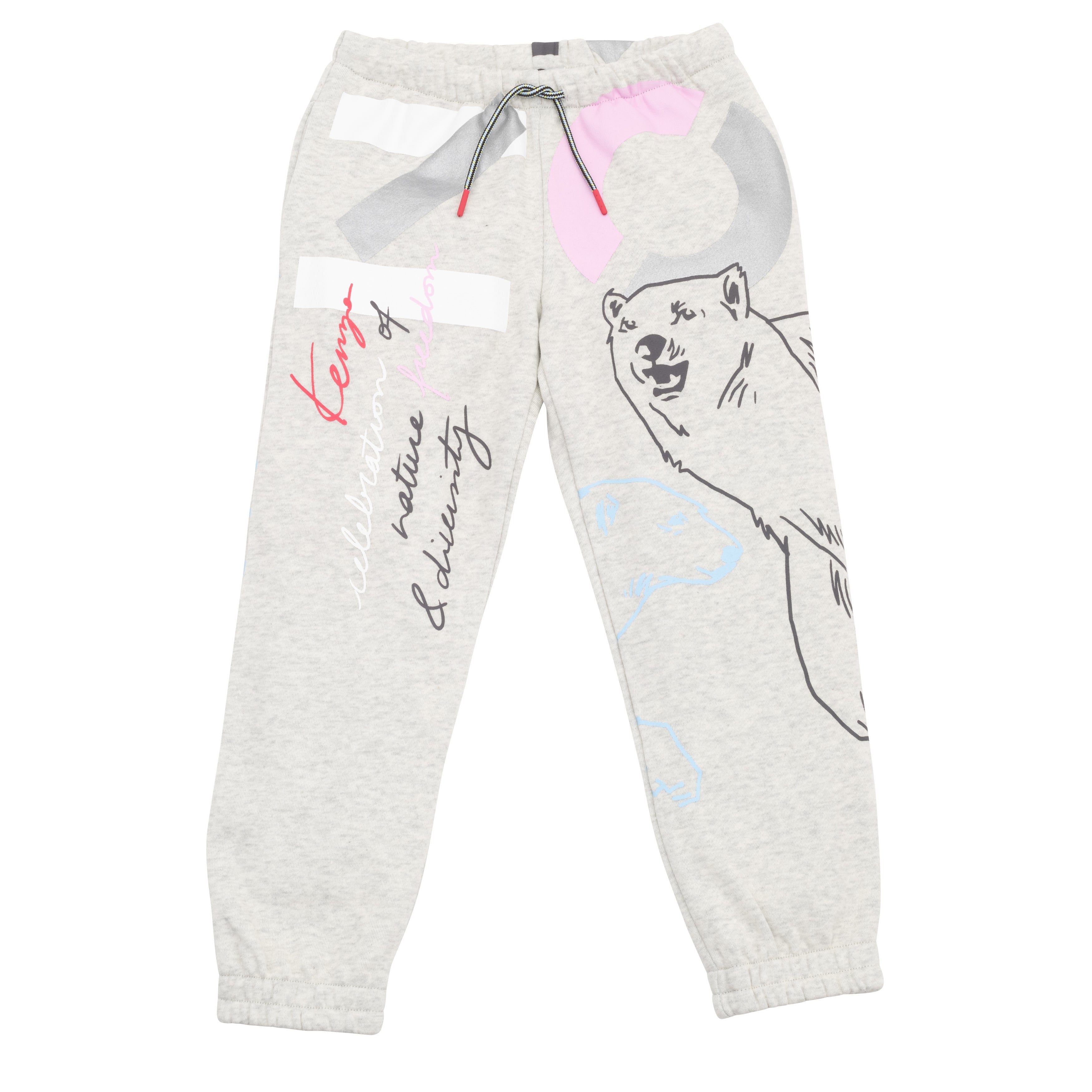 Kenzo Kids Girls Multi Iconics Joggers Grey