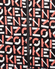 Kenzo Girls Monogram Hoodie Black