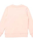 Kenzo Girls Elephant Logo Sweater Pink