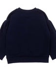 Kenzo Girls Tiger Logo Sweater Navy