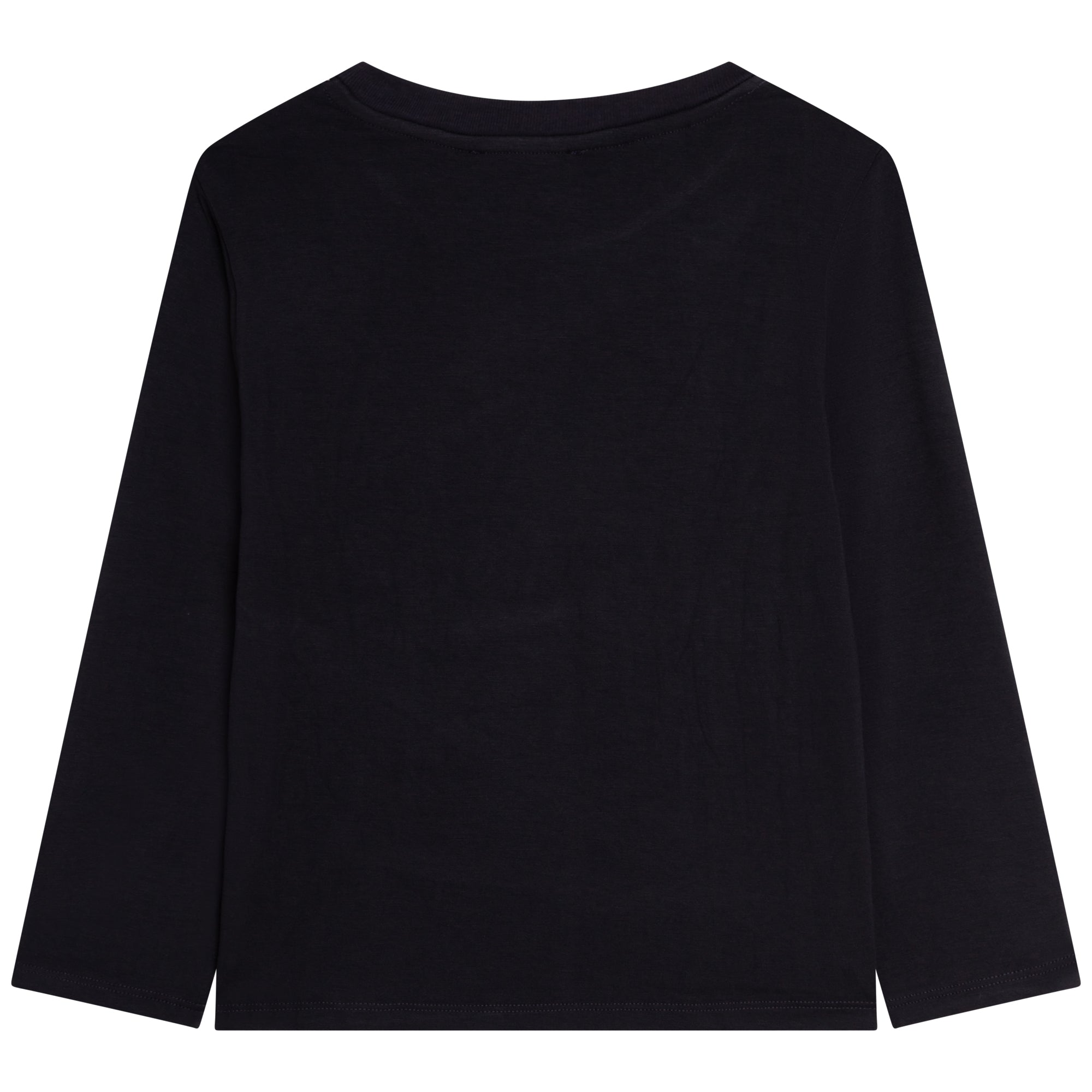 Kenzo Boys Tiger Print Long Sleeve T-Shirt Charcoal Grey