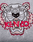 Kenzo Girls Tiger Logo Sweater Grey