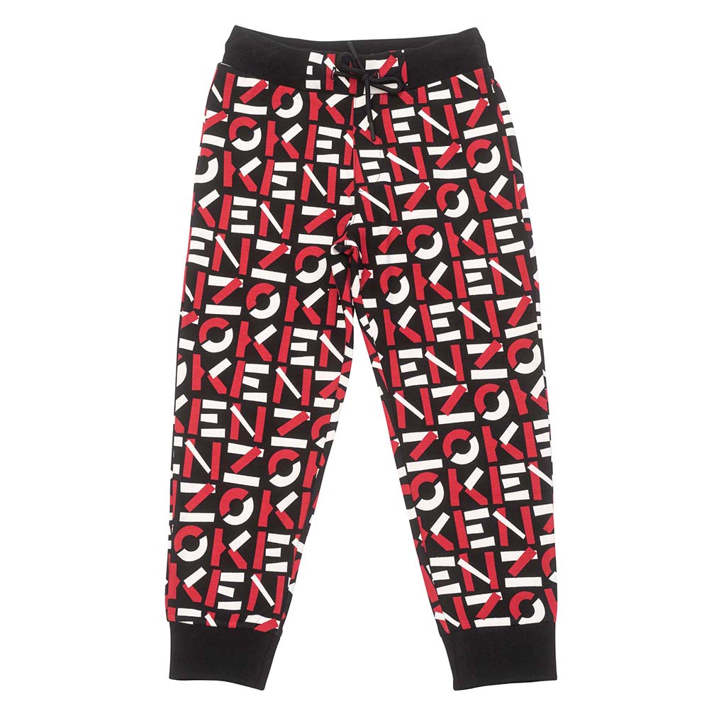 Kenzo Girls Monogram Joggers Black