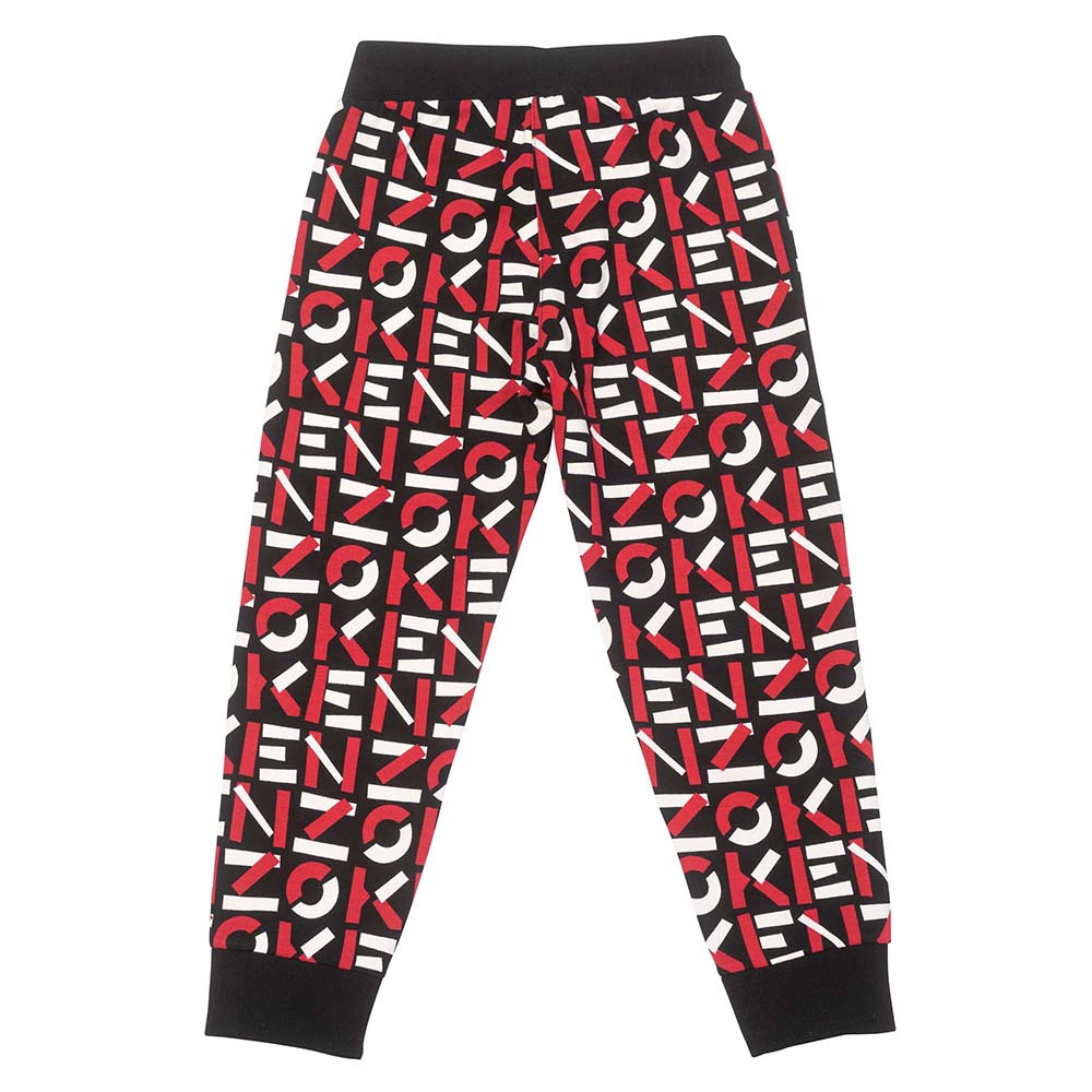 Kenzo Girls Monogram Joggers Black