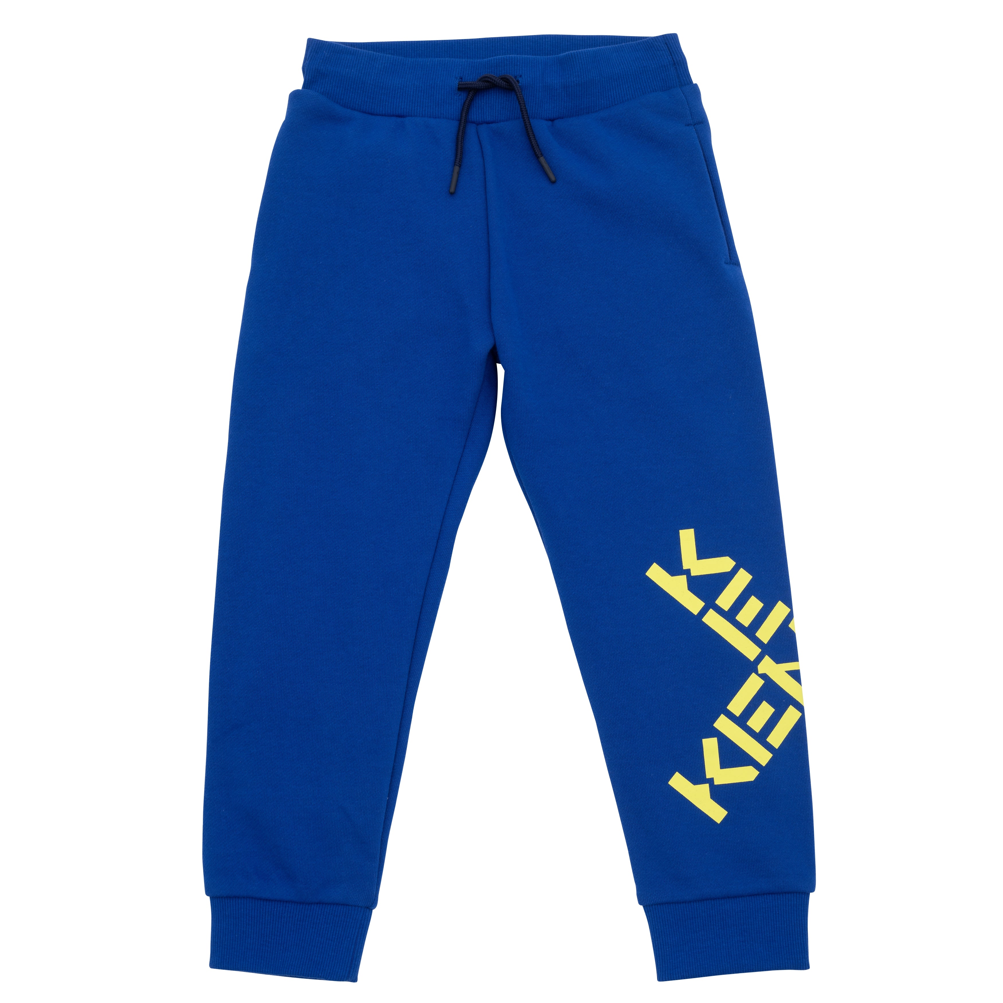 Kenzo Boys Cross Logo Track Pants Blue