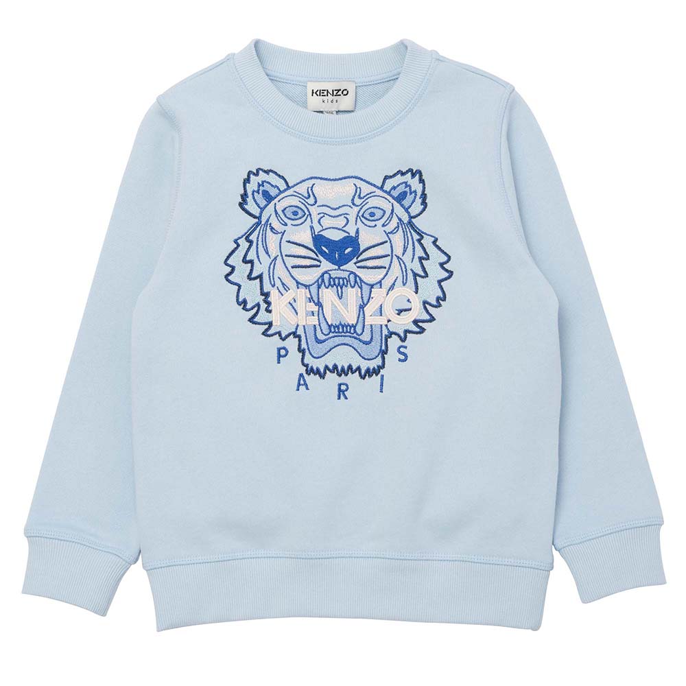 Kenzo Boys Tiger Sweater Blue