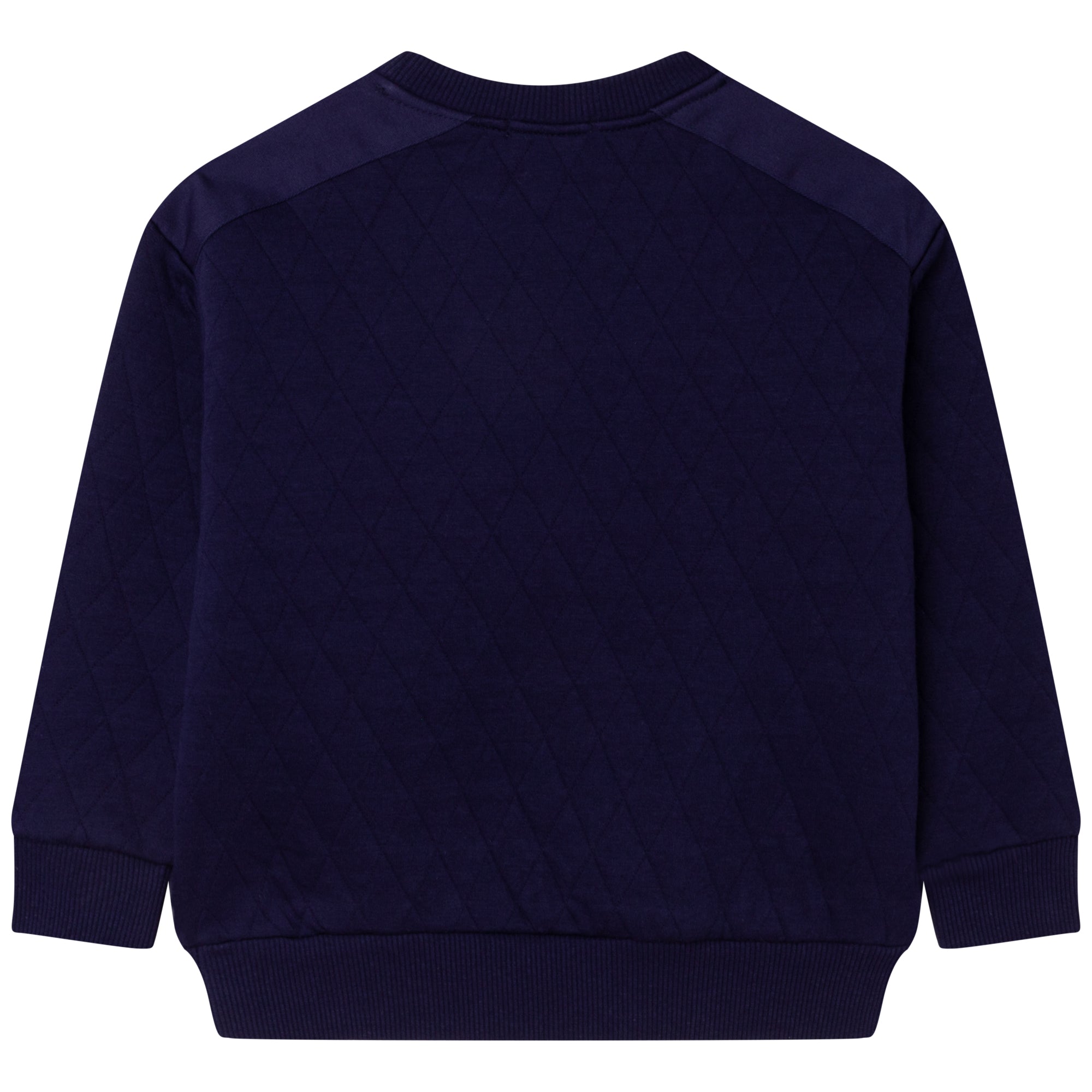 Kenzo Boys Logo Print Crew Neck Sweatshirt Navy