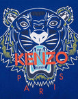 Kenzo Boys Tiger Print T-shirt Blue