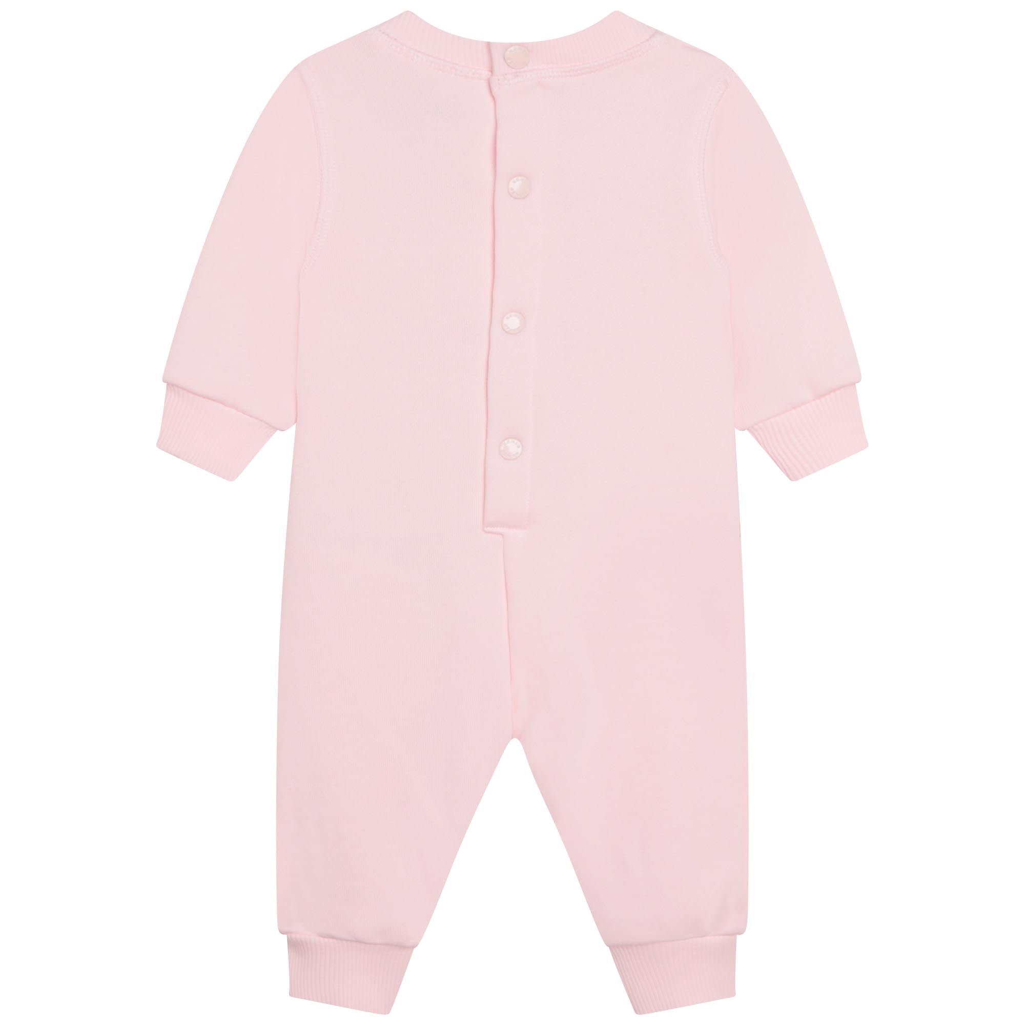 Kenzo Baby Girls Elephant Logo Romper Pink
