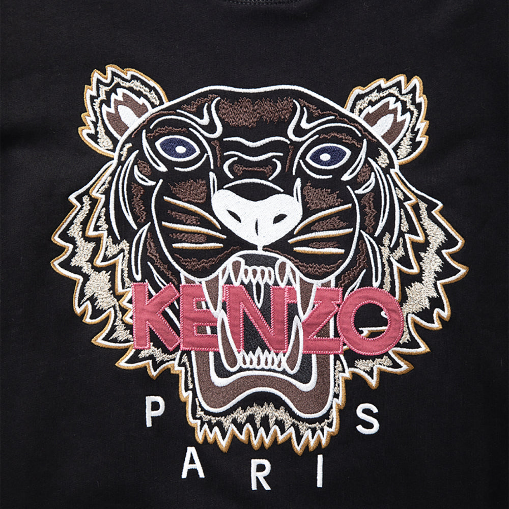 Kenzo Men&#39;s Tiger Sweatshirt Black