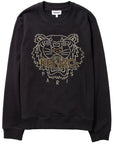 Kenzo Men's Embroidered Tiger Sweater Black