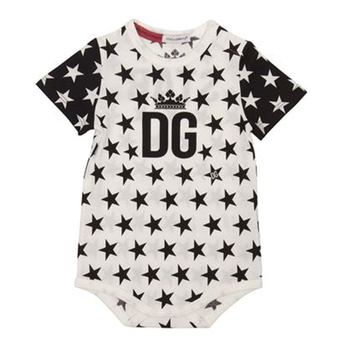 Dolce &amp; Gabbana Boys Three Pack Star Sets White/Black