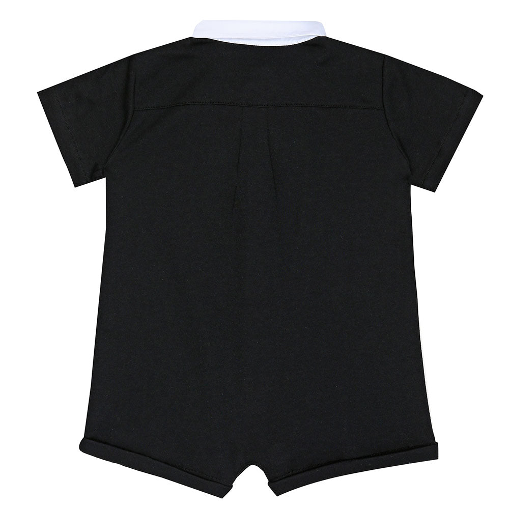 Dolce &amp; Gabbana Baby Boys Tuxedo Playsuit Black