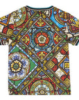 Dolce & Gabbana Baby Boys Stained Glass T-shirt Blue