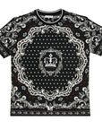 Dolce & Gabbana Crown and Dots Print T-shirt Black