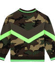 Dolce & Gabbana Boys Camouflage Sweatshirt Khaki