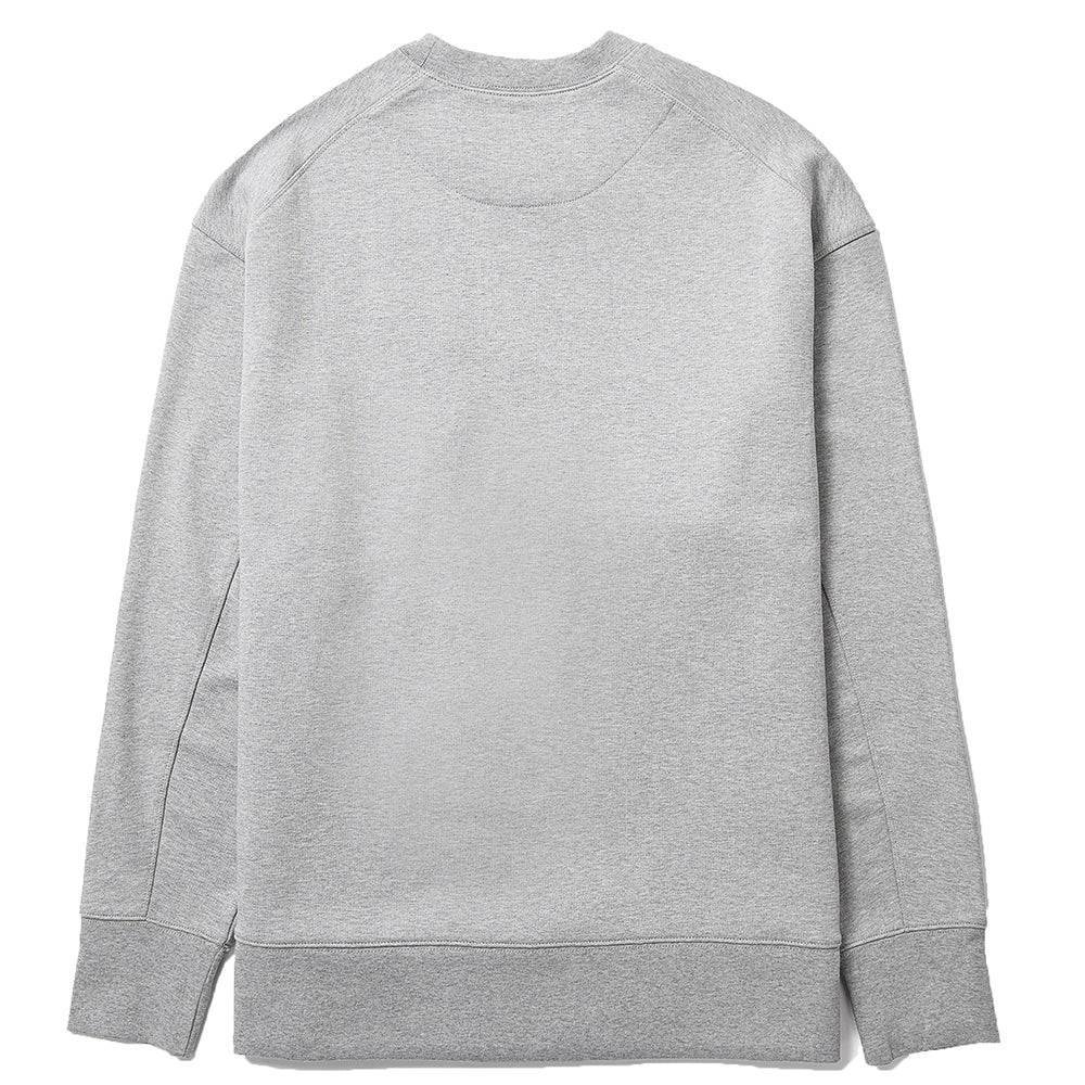 Y-3 Mens Chest Logo Sweater Grey