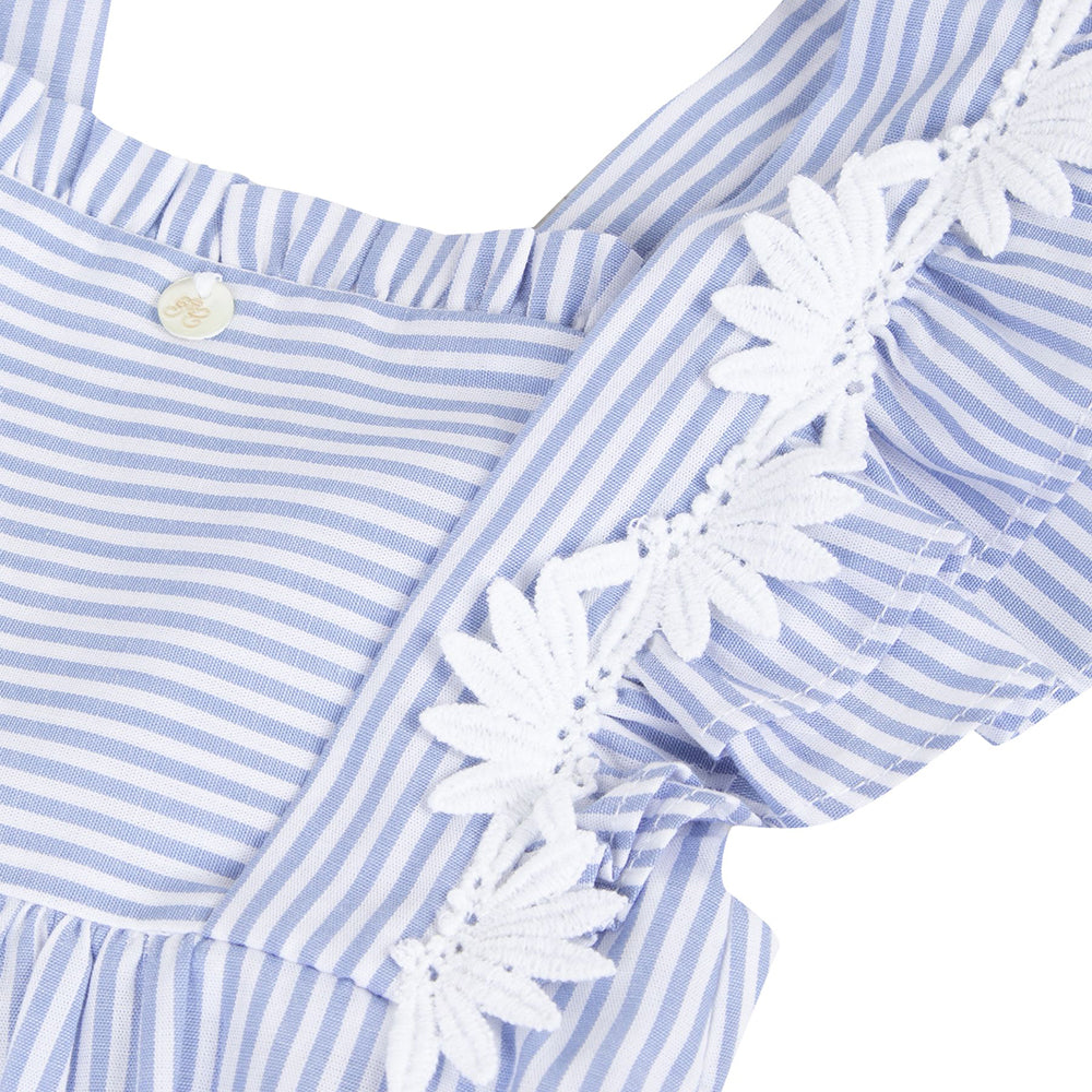 Tartine Et Chocolat Baby Girl Romper Blue